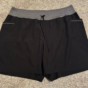 Terra & Sky Black and Gray Shorts